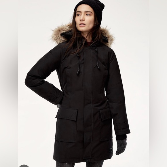 Aritzia tna x-small bancroft black parka - Picture 4 of 6